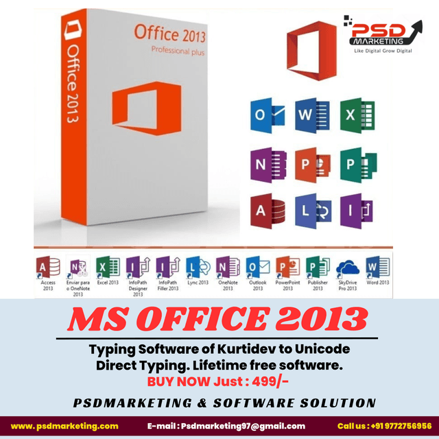Microsoft Office 2013 – Lifetime License Download